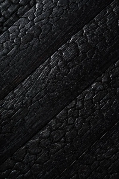 Спалена дерев'яна текстура вугілля — стокове фото