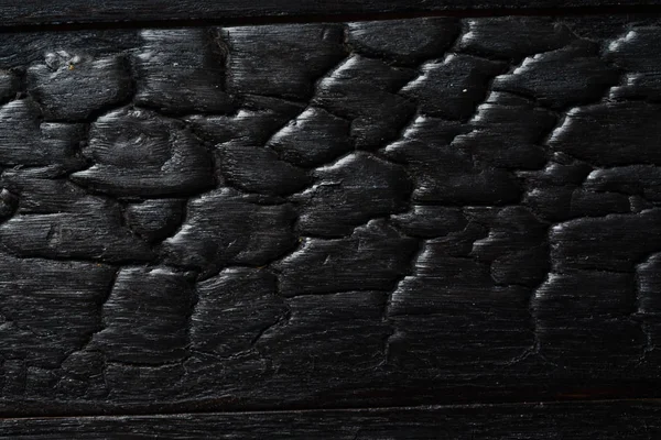 Textura de carbón de madera quemada — Foto de Stock