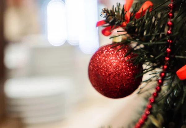 Boule de Noël et décorations — Photo