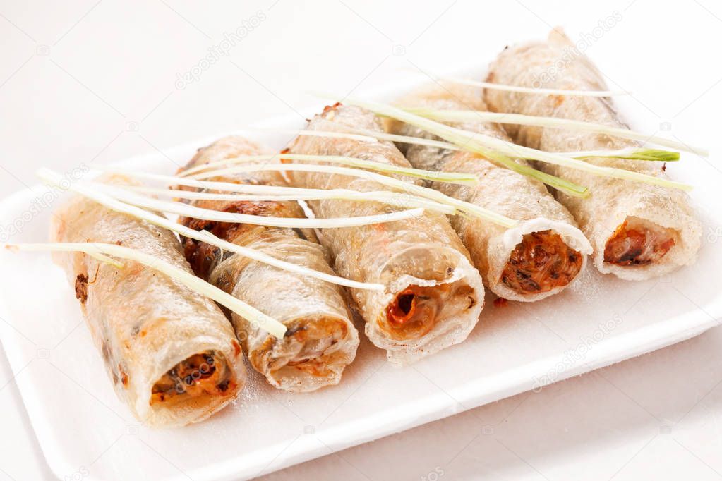 roll food wrappers