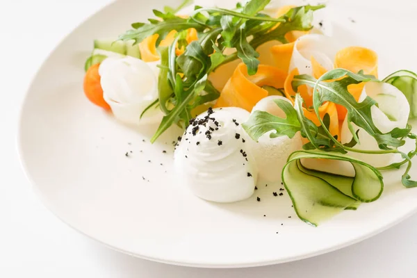 Spring salad on plate — Stock Photo, Image