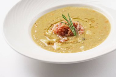 pastırma ile taze çorba