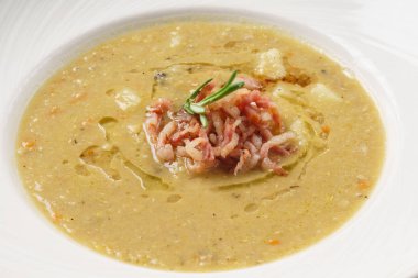 pastırma ile taze çorba