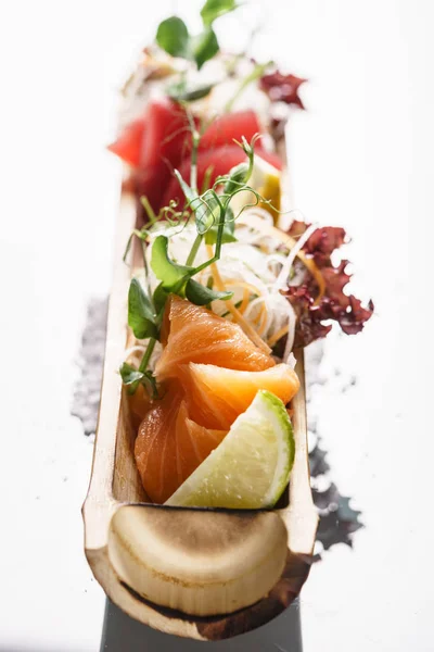 Friss, ízletes sashimi — Stock Fotó