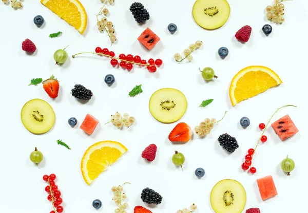 Frutti e bacche sfondo — Foto Stock