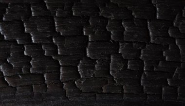 Ahşap yanmış doku