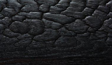 Ahşap yanmış doku