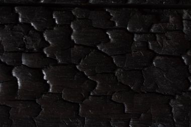 Ahşap yanmış doku