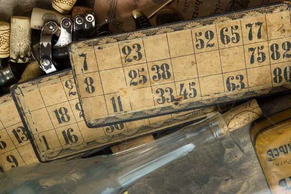 Old lotto game — Stock Photo, Image