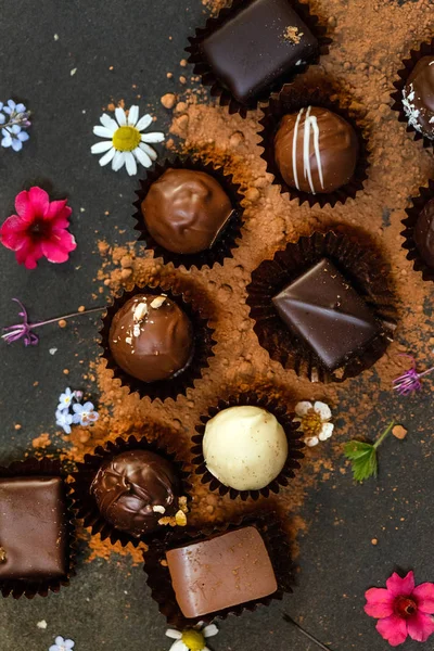 lezzetli çikolatalı tatlılar