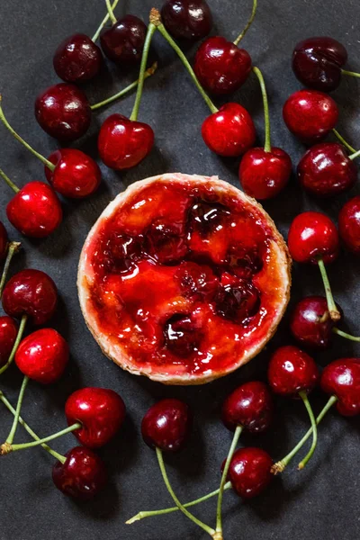 Dulce cherrty tart — Fotografie, imagine de stoc