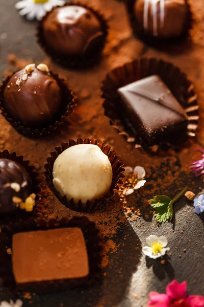 lezzetli çikolatalı tatlılar