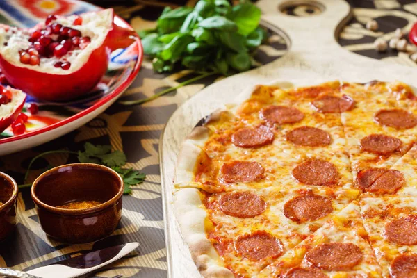 Tablo lezzetli pizza