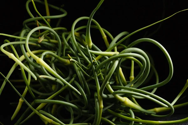 Grüner Knoblauch — Stockfoto