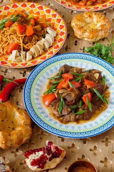 Heerlijk aziatisch eten — Stockfoto