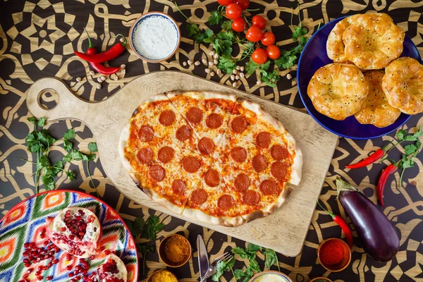 Tablo lezzetli pizza