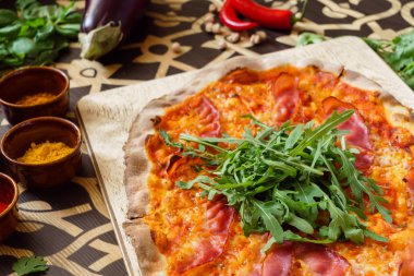 Tablo lezzetli pizza