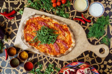 Tablo lezzetli pizza