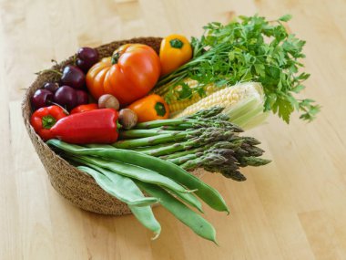 Sepette taze sebzeler