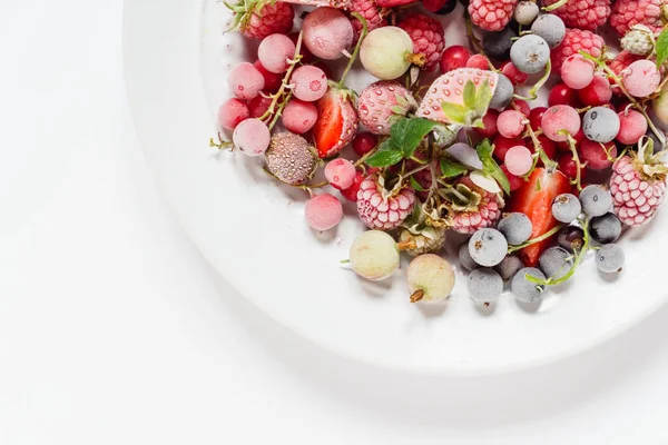 lezzetli dondurulmuş meyveler