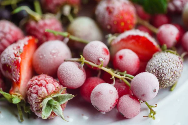 Смачні ягоди заморожені — стокове фото