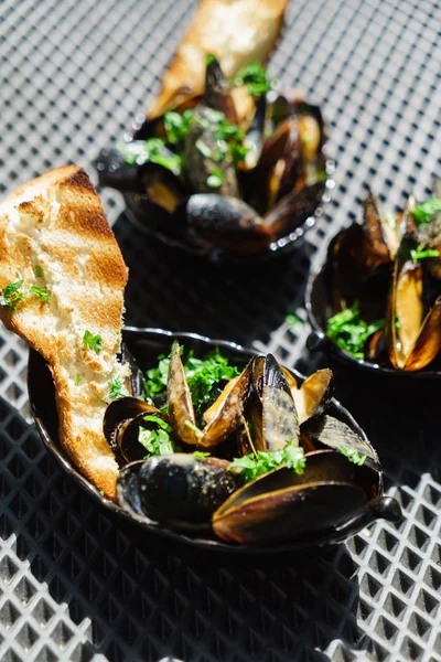 lezzetli kızarmış midye