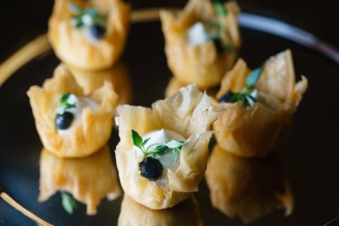 Tablo atıştırmalıklar ile catering