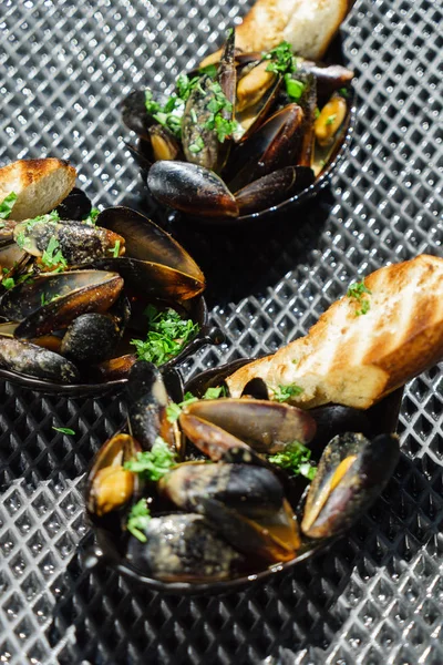 lezzetli kızarmış midye