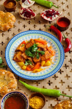 Lezzetli Asya yemekleri 