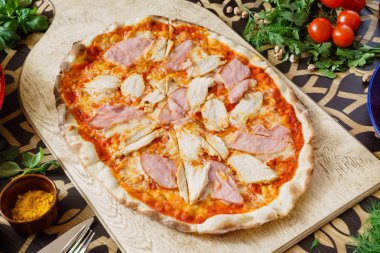 Tablo lezzetli pizza