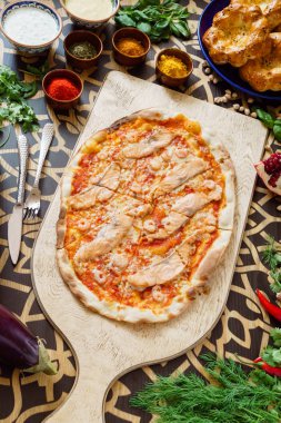 Tablo lezzetli pizza