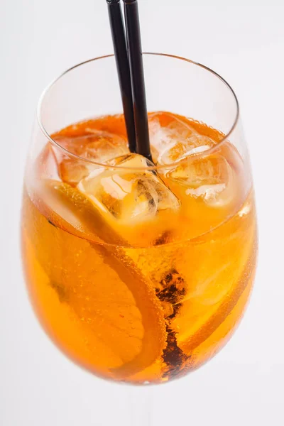 Літній коктейль у склянці — стокове фото