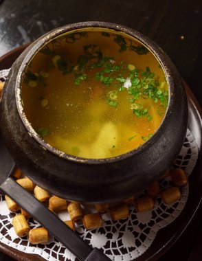 Kış çorbası vith sebze 