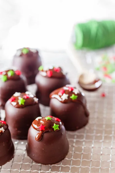 Zoete desserts voor kerst — Stockfoto