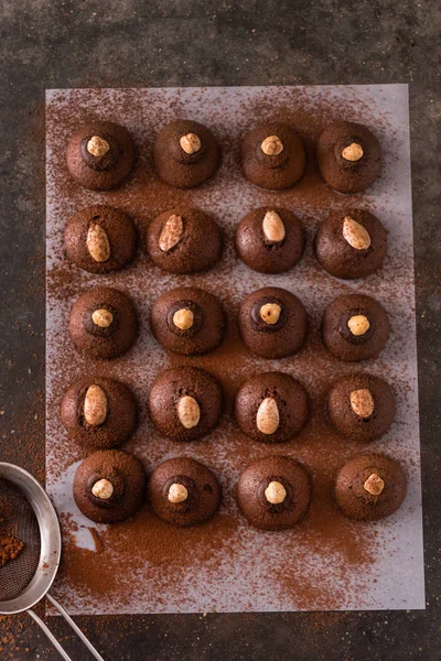 Sweet chocolate cookies — Stock Photo, Image