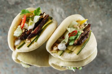 taze buğulanmış Buns