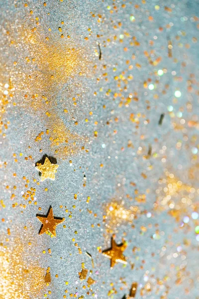 Яркий Золотой Фон Новый Год — стоковое фото