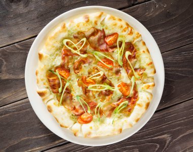 taze lezzetli pizza