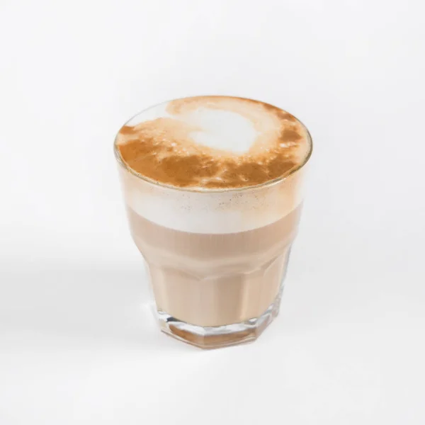 Egy csésze cappuccino, közelről — Stock Fotó