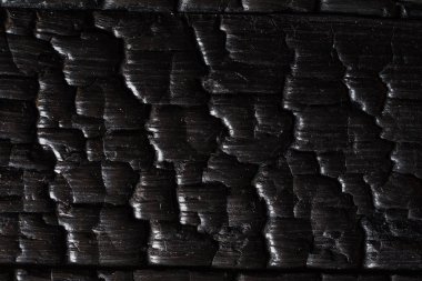 Ahşap yanmış doku