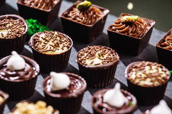 lezzetli çikolatalı tatlılar