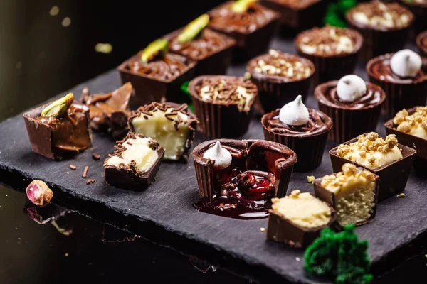 Heerlijke chocolade snoep — Stockfoto