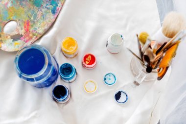 Boyalar, sanatsal araçlar, yakın çekim