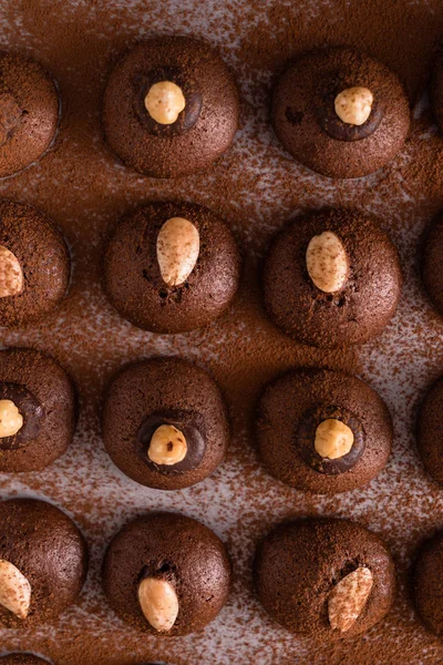 Sladké čokoládové cookies — Stock fotografie