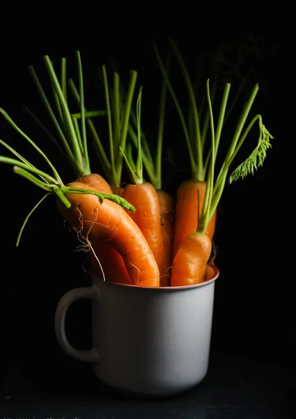 Zanahorias frescas maduras —  Fotos de Stock