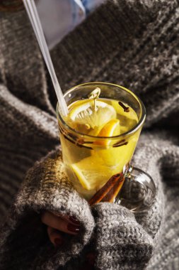 Kış çay bardağına 