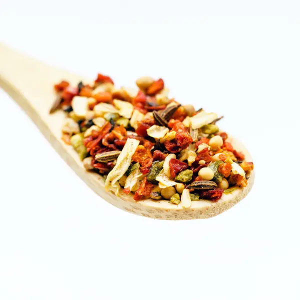 Dry spice on the spoon — Stock Photo, Image
