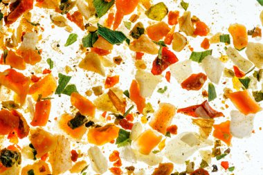 Farklı baharatlar arka plan