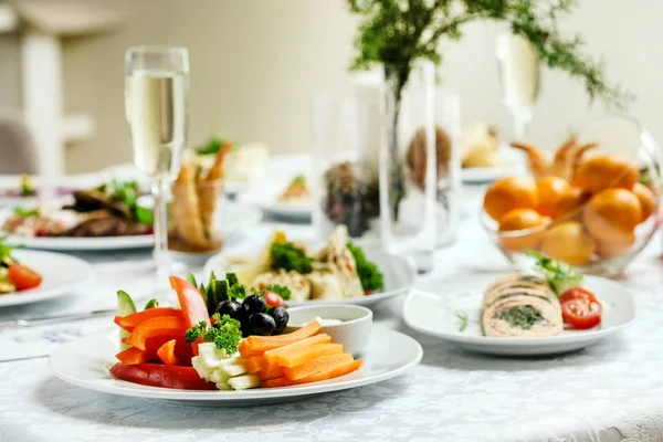 Christmas Table Setting — Stock Photo, Image