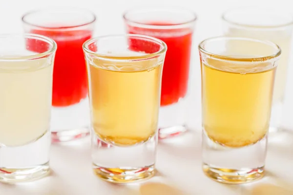 Glasses with  alcoholic drink — Stock Photo, Image